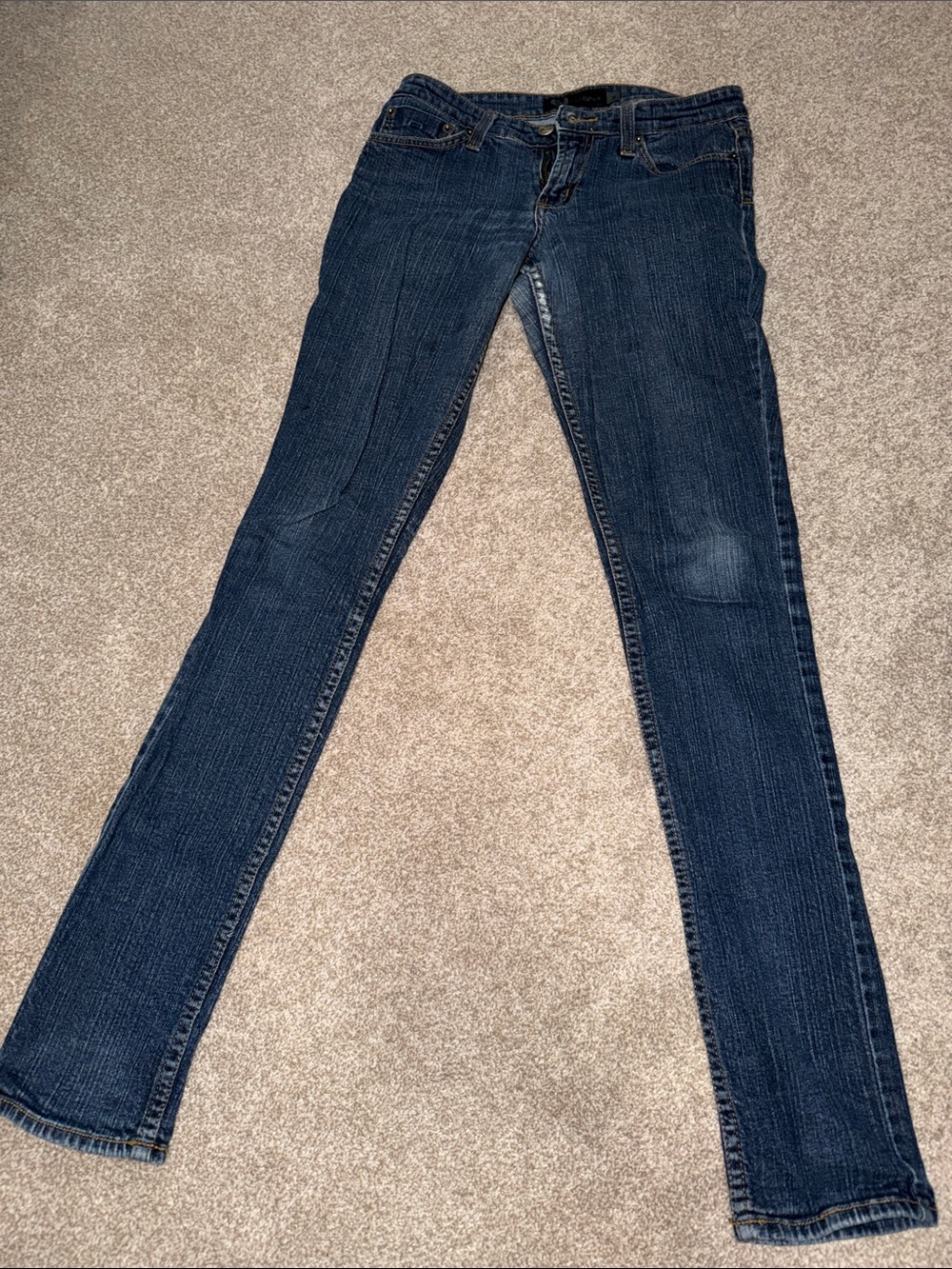 Women's Dark Blue Skinny Stretch Jeans